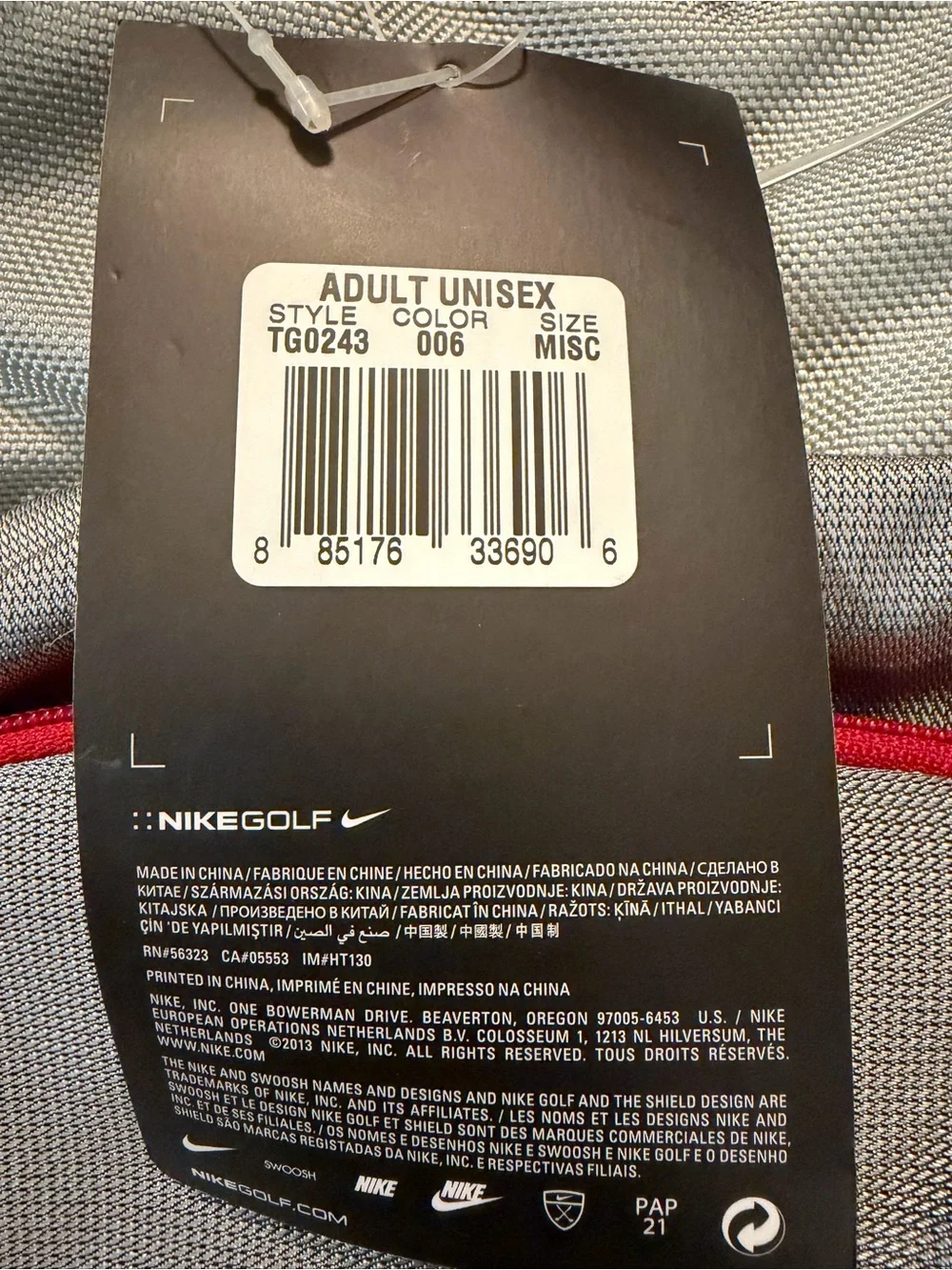 🌟 NWT Nike Silver and Red Backpack with Ball State Logo